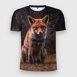 Мужская спорт-футболка Хищная лисица