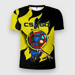 Мужская спорт-футболка CS GO GRAFFITI