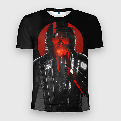 Мужская спорт-футболка Cyberpunk 2077 Джонни / 3D-принт – фото 1