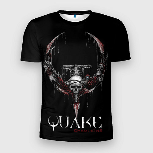 Мужская спорт-футболка Quake Champions / 3D-принт – фото 1
