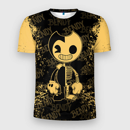 Мужская спорт-футболка Bendy And The Ink Machine краска / 3D-принт – фото 1