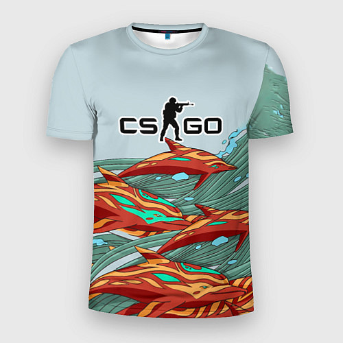 Мужская спорт-футболка CS:GO Aquamarine Revenge Аквамариновая Месть / 3D-принт – фото 1