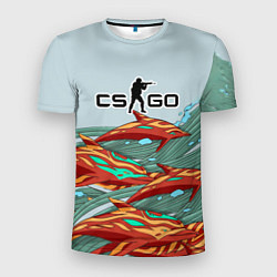 Мужская спорт-футболка CS:GO Aquamarine Revenge Аквамариновая Месть