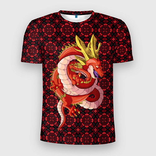 Мужская спорт-футболка Шар дракона / 3D-принт – фото 1