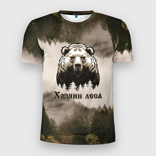 Мужская спорт-футболка Хозяин леса / 3D-принт – фото 1