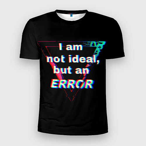 Мужская спорт-футболка Error / 3D-принт – фото 1
