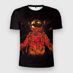 Футболка спортивная мужская Отчаянный Космонавт, цвет: 3D-принт