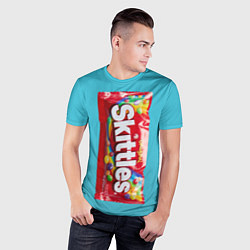 Футболка спортивная мужская Skittles original, цвет: 3D-принт — фото 2