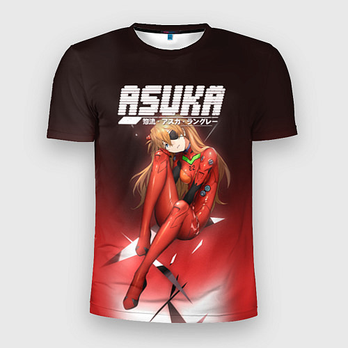 Мужская спорт-футболка Asuka Eva-02 / 3D-принт – фото 1