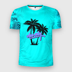 Мужская спорт-футболка GTA Vice City гавайка
