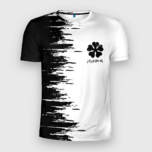 Мужская спорт-футболка Чёрный клевер, / 3D-принт – фото 1