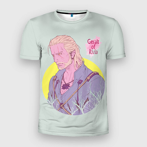 Мужская спорт-футболка Geralt of Rivia Ведьмак / 3D-принт – фото 1