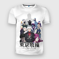 Мужская спорт-футболка Токийский гуль персонажи