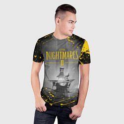 Футболка спортивная мужская LITTLE NIGHTMARES 2, цвет: 3D-принт — фото 2