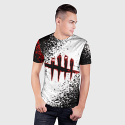 Футболка спортивная мужская Dead by Daylight, цвет: 3D-принт — фото 2