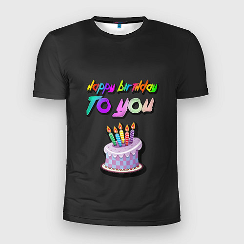 Мужская спорт-футболка Happy Birthday To You 2021 / 3D-принт – фото 1