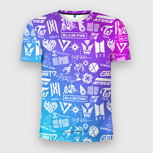 Мужская спорт-футболка K-POP Лучшие Группы / 3D-принт – фото 1