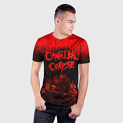 Футболка спортивная мужская CANNIBAL CORPSE, цвет: 3D-принт — фото 2