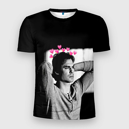 Мужская спорт-футболка Дневники вампира / 3D-принт – фото 1