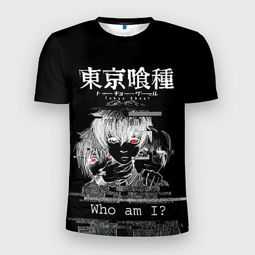 Мужская спорт-футболка Who am I? Tokyo Ghoul / 3D-принт – фото 1