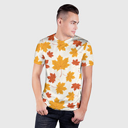 Футболка спортивная мужская Осень Autumn, цвет: 3D-принт — фото 2