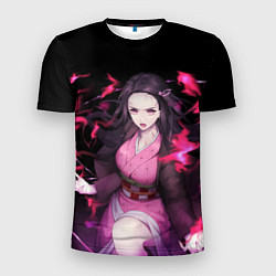 Футболка спортивная мужская NEZUKO НЕЗУКО KNY, цвет: 3D-принт