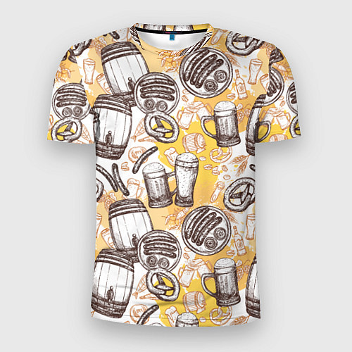 Мужская спорт-футболка Пиво Beer / 3D-принт – фото 1