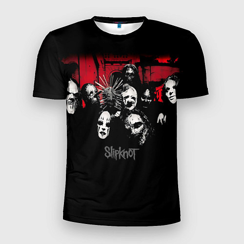 Мужская спорт-футболка Slipknot Группа / 3D-принт – фото 1