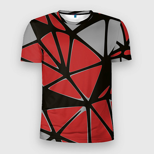 Мужская спорт-футболка Треугольники / 3D-принт – фото 1