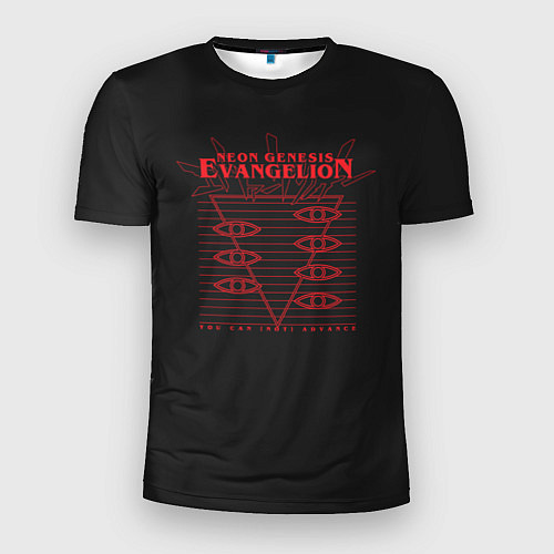 Мужская спорт-футболка Evangelion Neon Genesis / 3D-принт – фото 1
