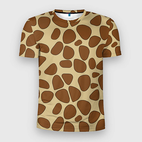 Мужская спорт-футболка Шкура жирафа / 3D-принт – фото 1