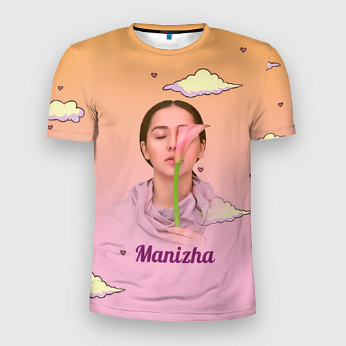 Мужская спорт-футболка Манижа Manizha / 3D-принт – фото 1