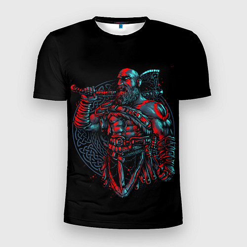 Мужская спорт-футболка Brutal Kratos / 3D-принт – фото 1