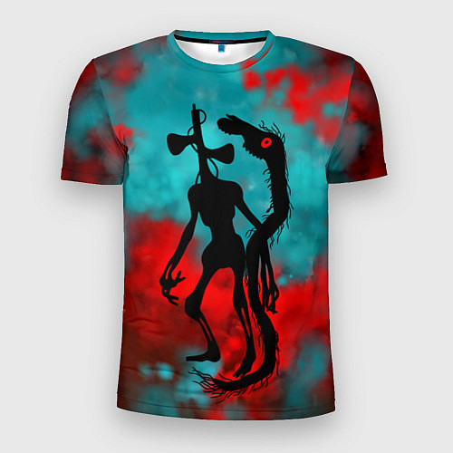 Мужская спорт-футболка Сиреноголовый и Лошадь монстры / 3D-принт – фото 1