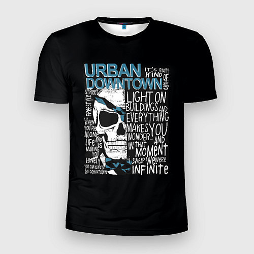 Мужская спорт-футболка URBAN Downtown / 3D-принт – фото 1