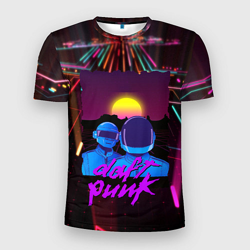 Мужская спорт-футболка Daft Punk Electrix / 3D-принт – фото 1