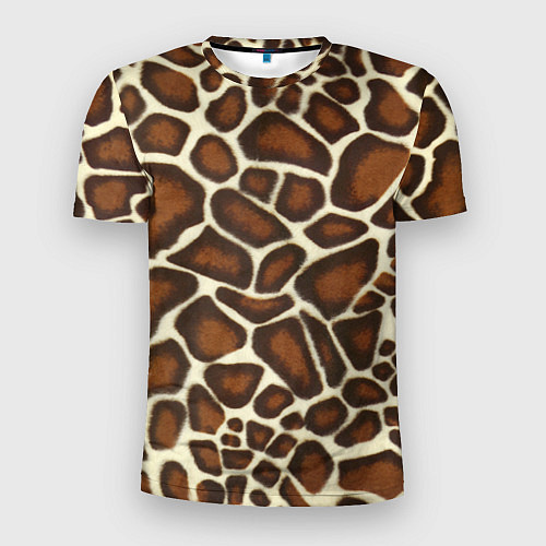 Мужская спорт-футболка Жираф / 3D-принт – фото 1