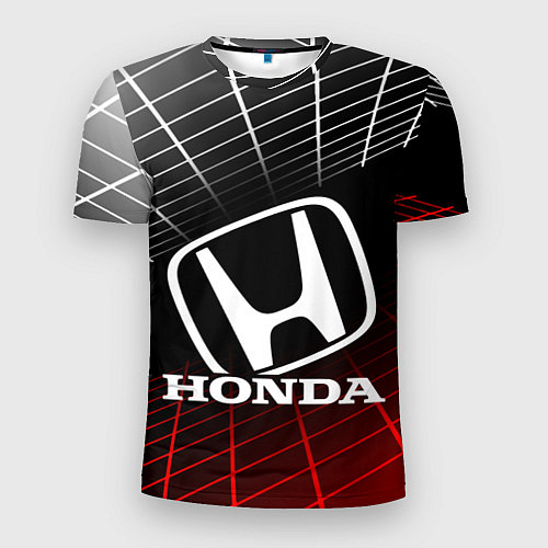 Мужская спорт-футболка HONDA ХОНДА СЕТКА / 3D-принт – фото 1
