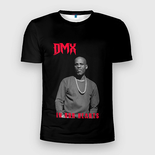 Мужская спорт-футболка DMX - В наших сердцах / 3D-принт – фото 1