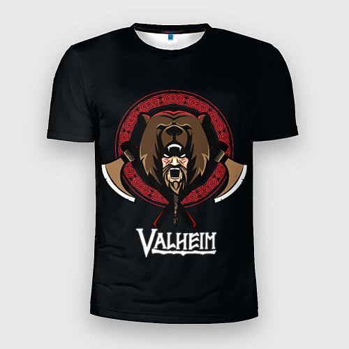 Мужская спорт-футболка Valheim Viking Bear / 3D-принт – фото 1