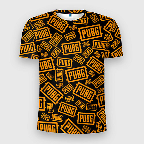 Мужская спорт-футболка PUBG ПАБГ УЗОР / 3D-принт – фото 1