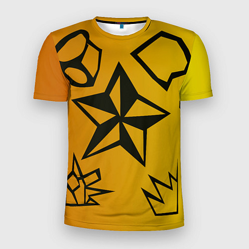 Мужская спорт-футболка Звезда / 3D-принт – фото 1