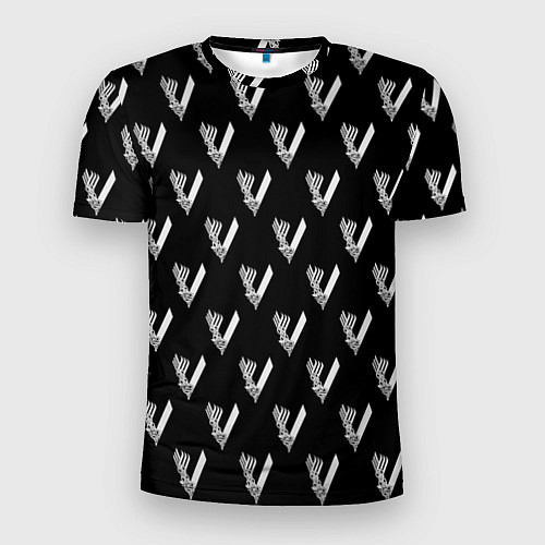 Мужская спорт-футболка Викинги Лого Паттерн Vikings Pattern Z / 3D-принт – фото 1