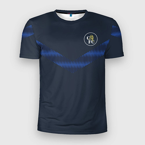 Мужская спорт-футболка FC Chelsea Retro 2 202122 / 3D-принт – фото 1