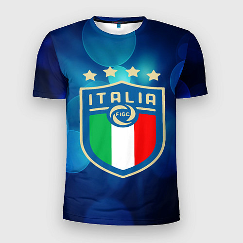 Мужская спорт-футболка Сборная Италии / 3D-принт – фото 1