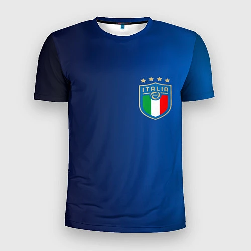 Мужская спорт-футболка Сборная Италии / 3D-принт – фото 1