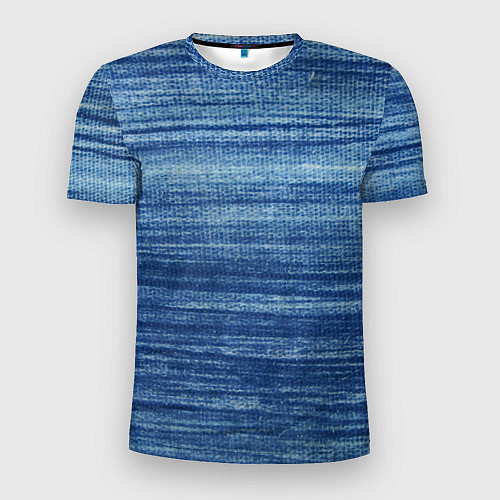 Мужская спорт-футболка Texture Denim / 3D-принт – фото 1