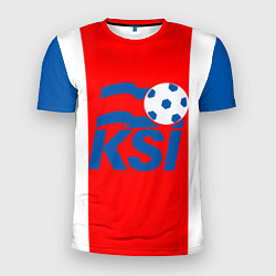 Мужская спорт-футболка Сборная Исландии