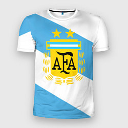 Мужская спорт-футболка Сборная Аргентины спина