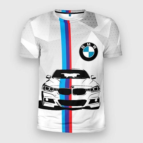 Мужская спорт-футболка BMW БМВ M PERFORMANCE / 3D-принт – фото 1